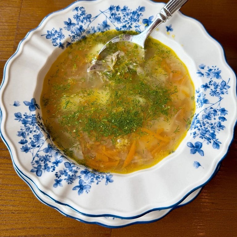Б С куриными желудками